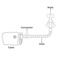 ZephAir Universal CPAP Hose Connector