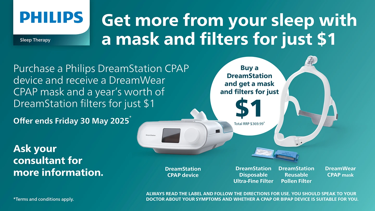 Philips DreamStation Promo - Mask & Filters for $1 more