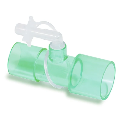 22M to 22F with 6mm OD Elbow Oxygen Port Connector for Oxygen Therapy