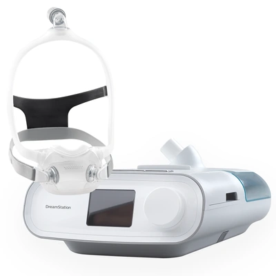 Philips DreamStation Fixed CPAP Pro + Machine with Full Face Mask Package