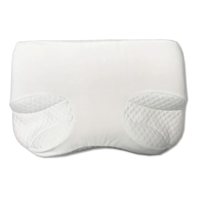 ResMed Contoured Memory Foam Pillow with Travel Bag (Ideal for Side Sleepers)