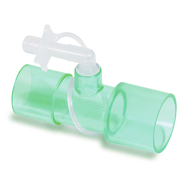 22M to 22F with 6mm OD Elbow Oxygen Port Connector for Oxygen Therapy