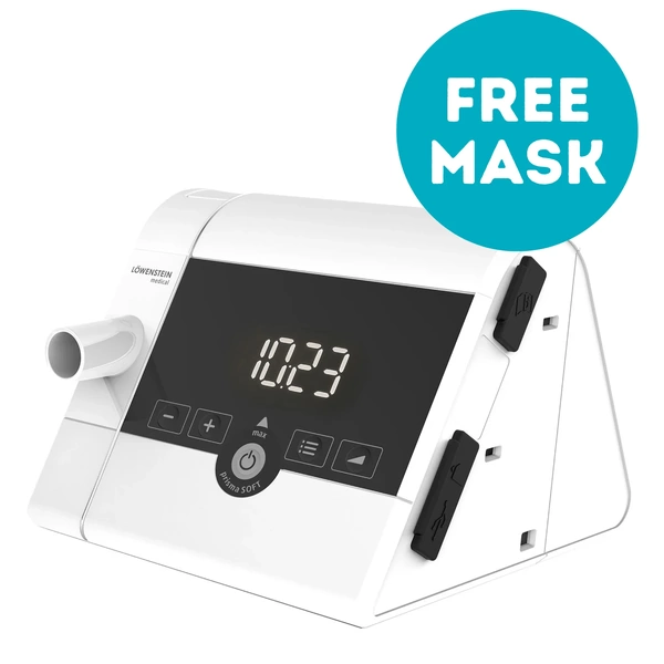 Lowenstein Prisma SOFT Max Fixed Pressure CPAP Machine with PrismaAQUA Humidifier & Heated Tube