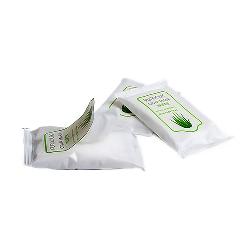 CPAP Mask Wipes Travel Pack with Aloe Vera