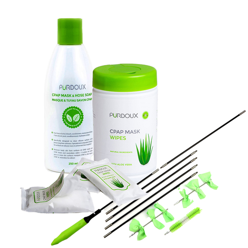 Premium CPAP Cleaning Package - Green Aloe Vera