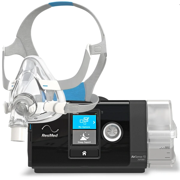 ResMed AirSense 10 AutoSet 4G CPAP Machine with Full Face Mask